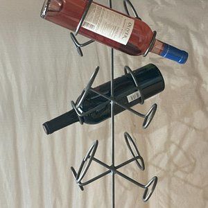 Wrought Iron Hanging Wine Rack